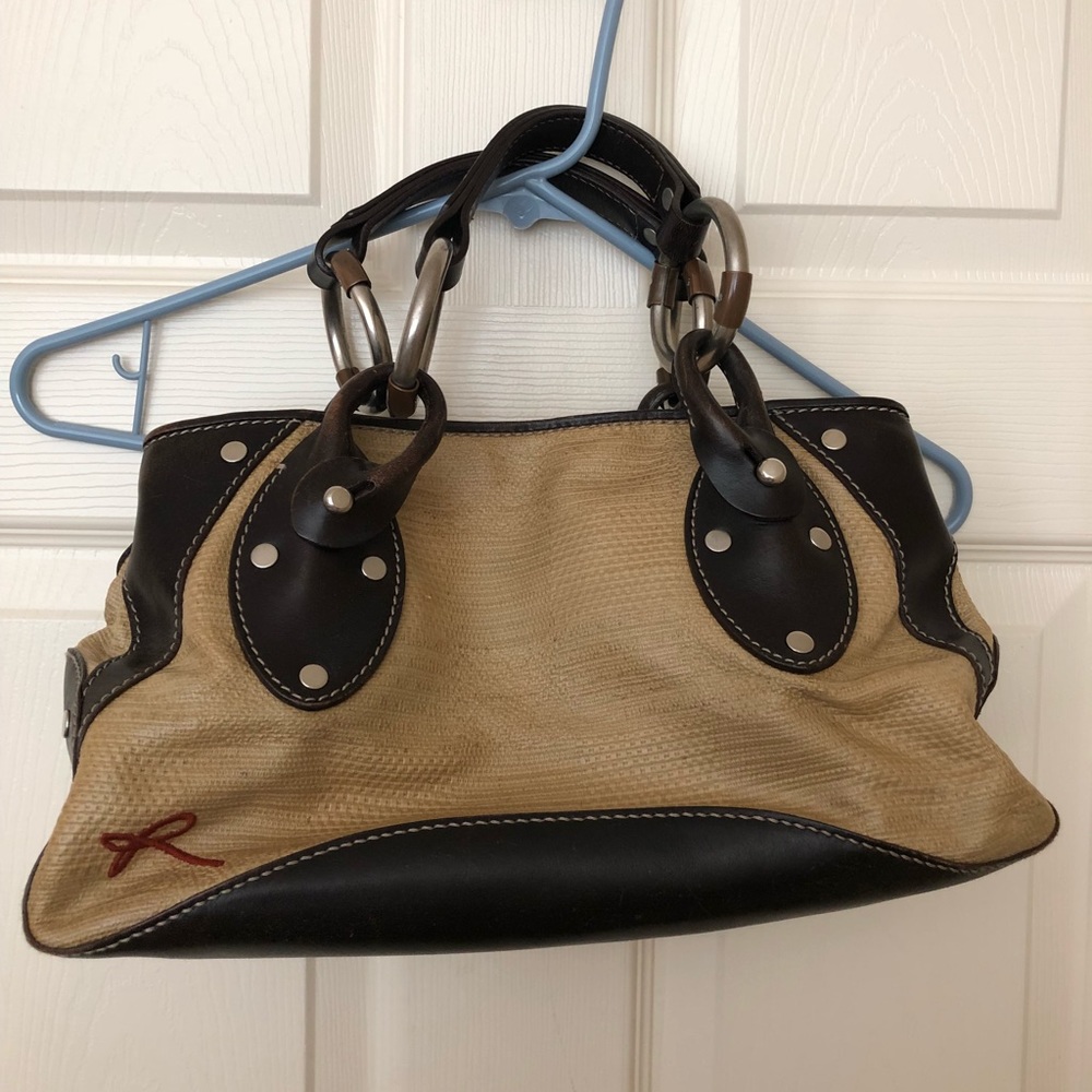 Ruehl leather purse
